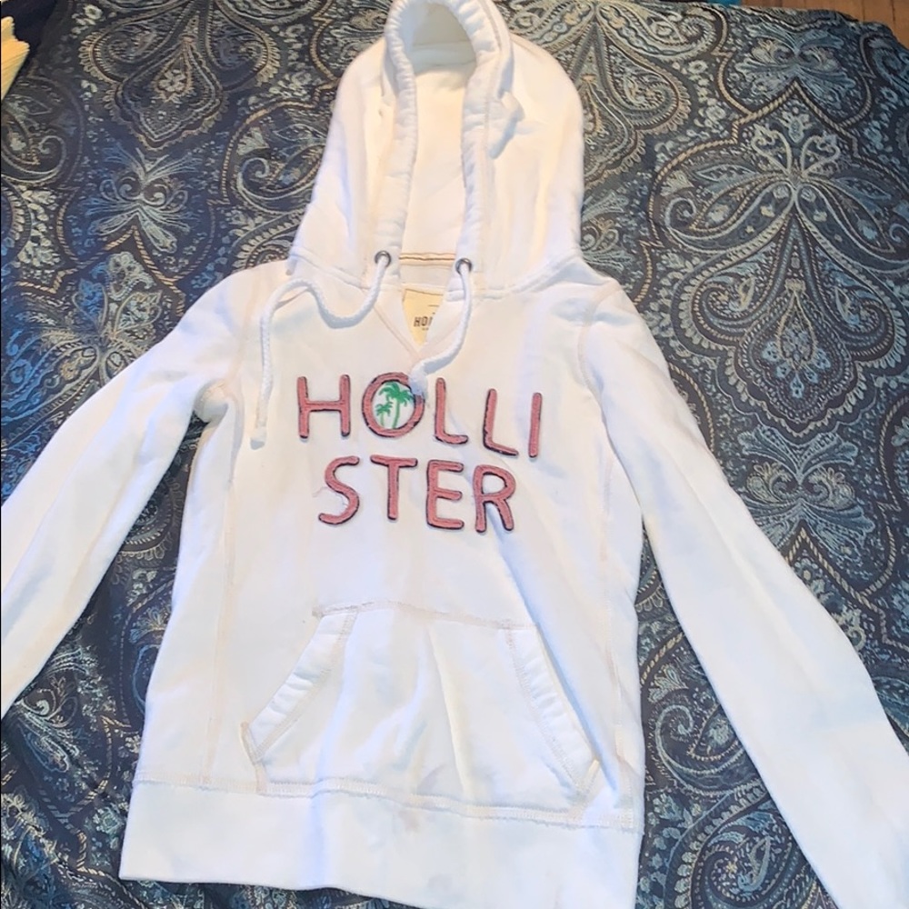 White Original Hollister Hoodie